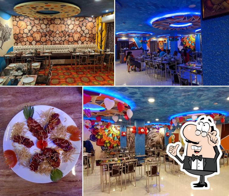 The interior of Kitchen 99, Restaurant, Chatrapur