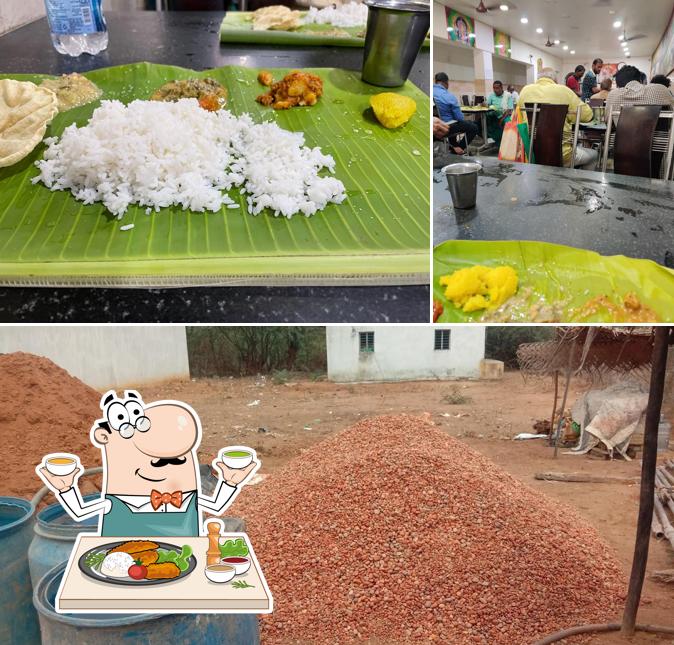 The photo of food and interior at Krishna Bhavan Vegetarian