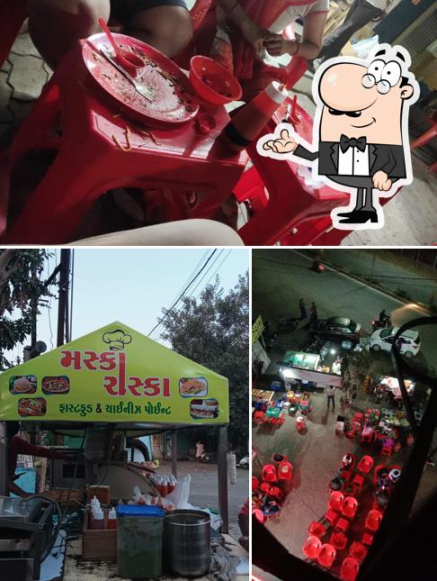 The interior of Maska Chaska Fast Food