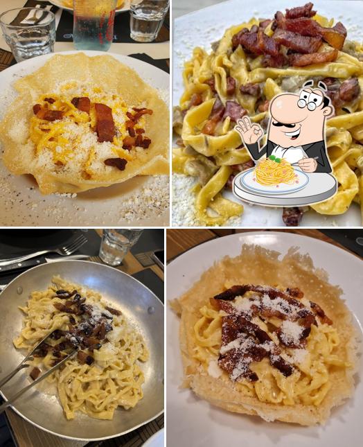 Spaghetti alla carbonara al Osteria Urbana