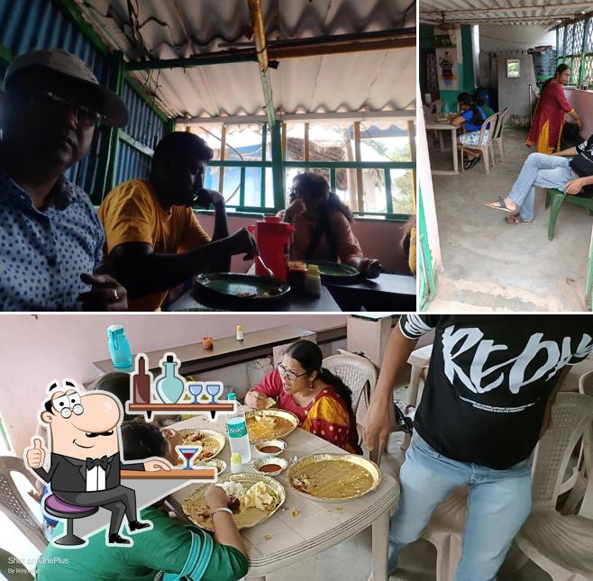 The photo of Sandhya Bangali Hotel’s interior and food