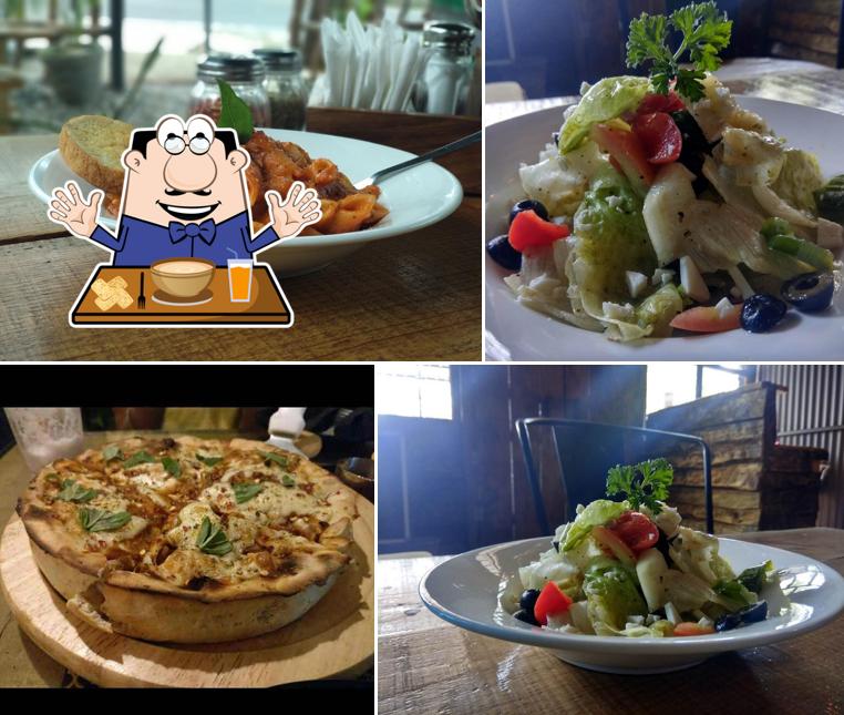 Food at Yambi's Coffee Bar