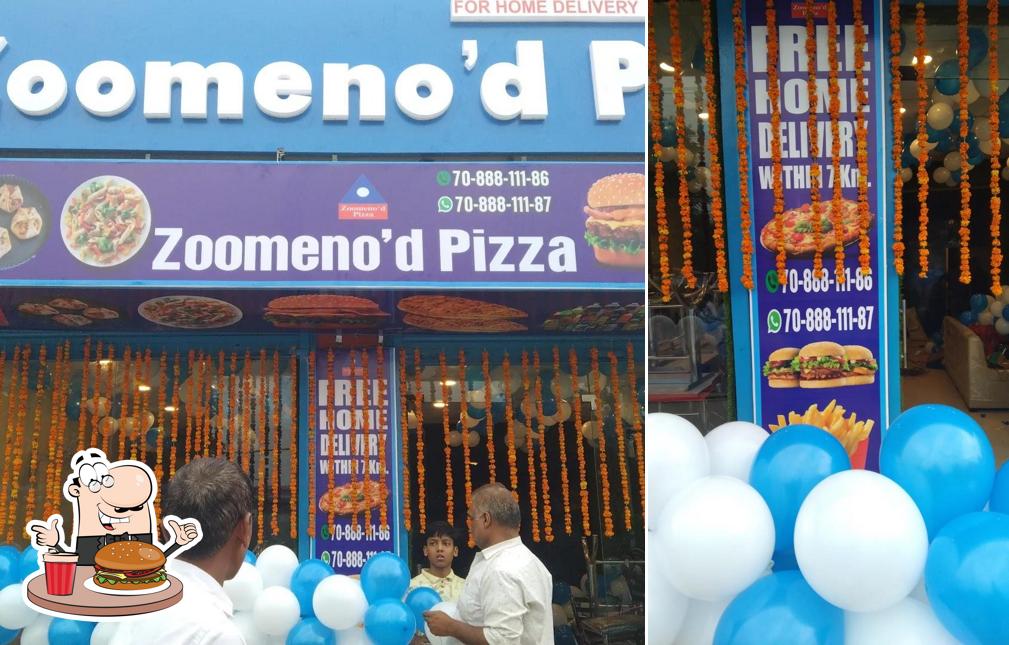 Zoomeno'd Pizza Jewar’s burgers will suit different tastes