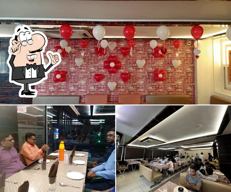 This is the picture showing interior and dining table at Mild Restaurant