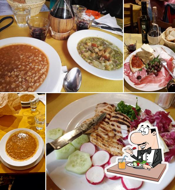 Platti al Trattoria da Leo