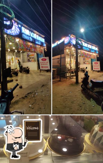 See this picture of Karachi Bakery