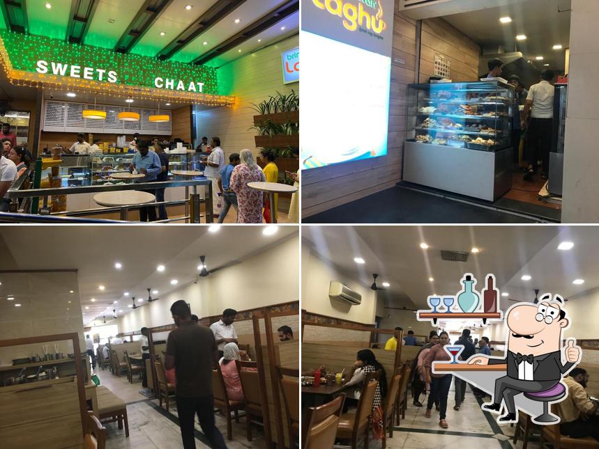 The interior of Brindhavan Restaurant