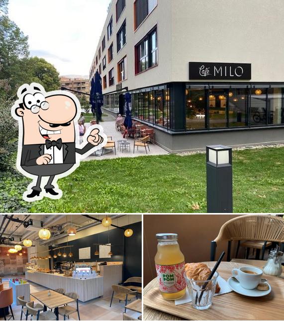 La foto della interni e bevanda di Café Milo