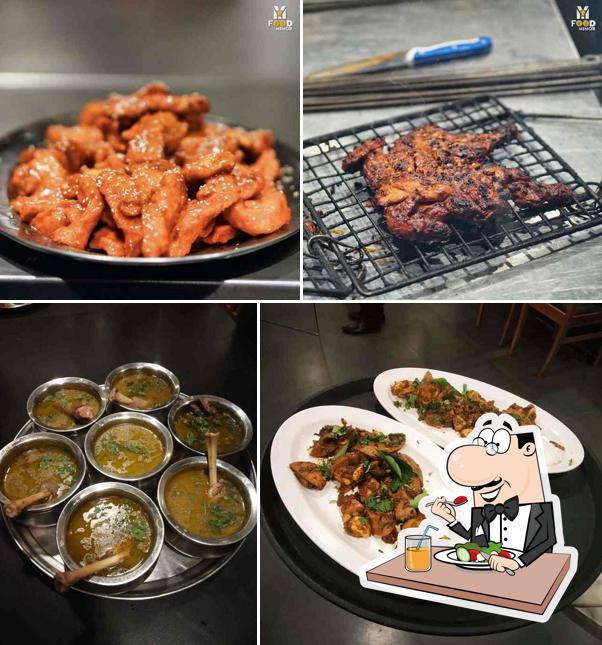 Food at Chichabas Taj