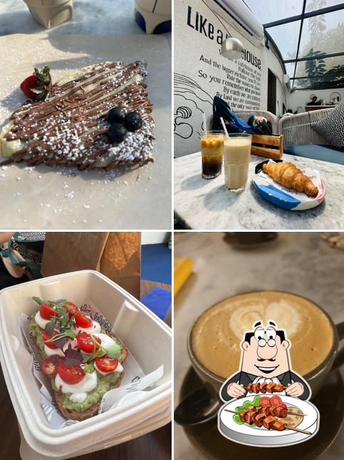 Food at Grounded Cafe