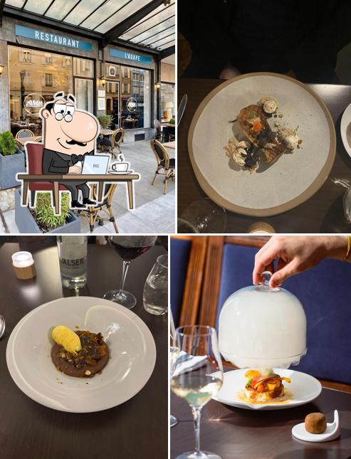 Gli interni di L’Agape