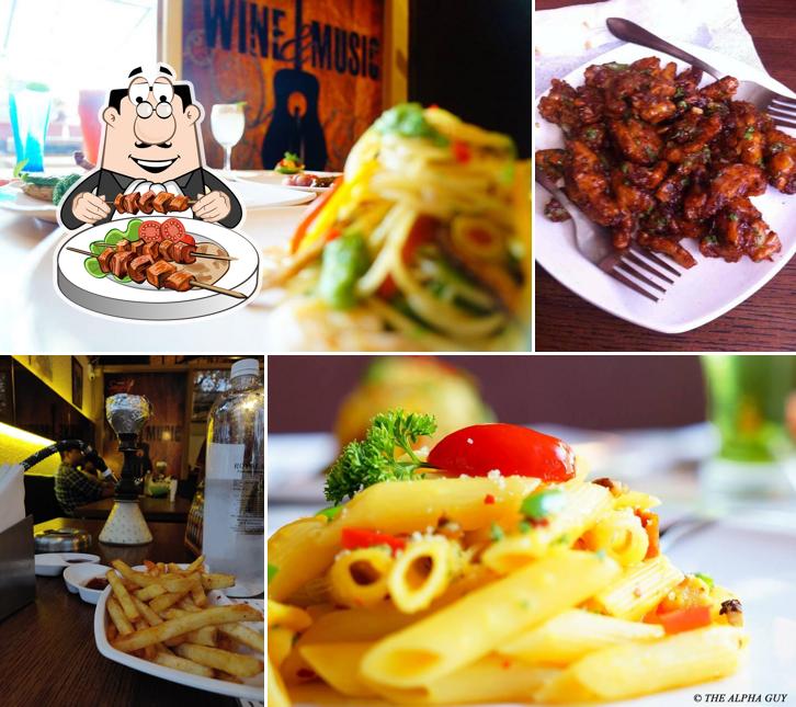 Food at Sangria Lounge