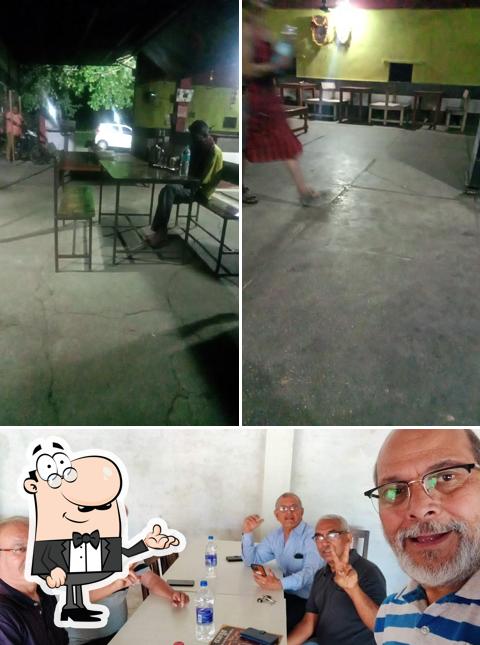 The interior of Rajput Dhaba