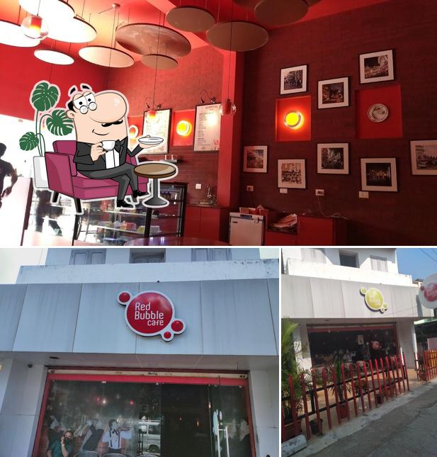 Check out how Red Bubble Cafe looks inside