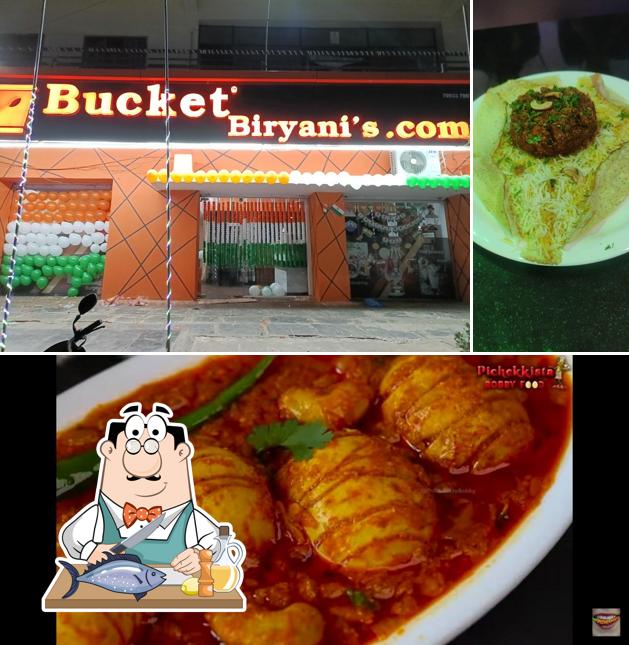 Grilled salmon at Bucket Biryani's.com markapur