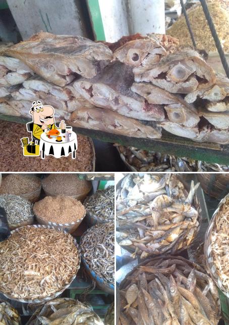 Food at Dry Fish Market