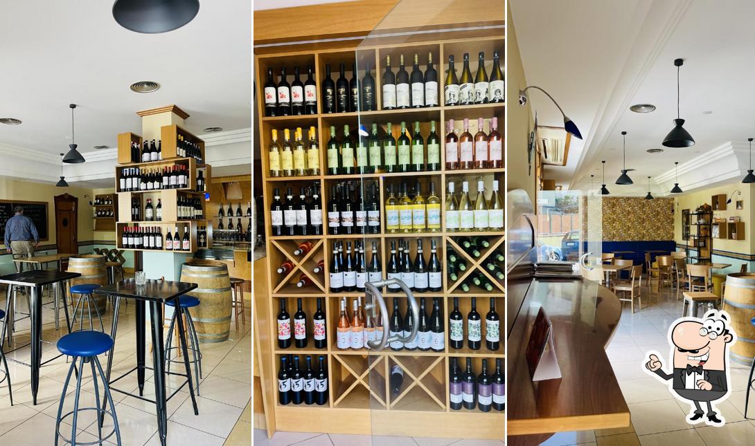 Gli interni di Enò drink wine & tapas
