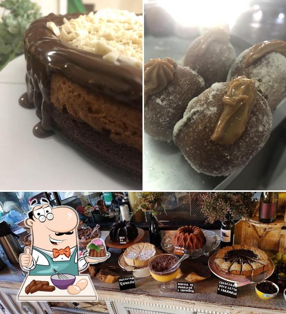 Sll Felice serve uma gama de pratos doces