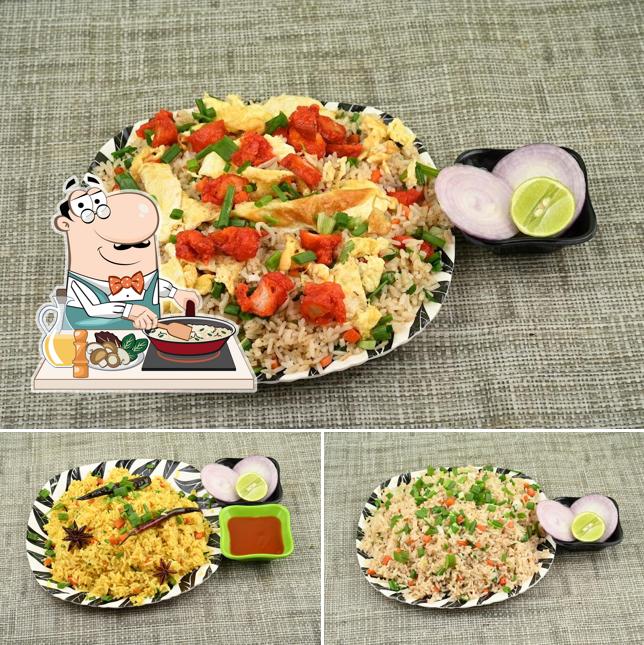 Fried rice at Sri Raghavendra chop chop Chinese and biryani (SRCB