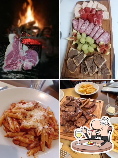 Cibo al Trattoria La Fornace