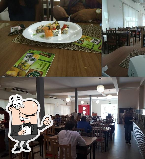 O interior do Restaurante Muralha Chinesa