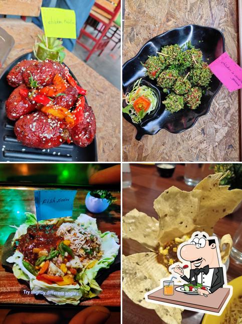 Food at The smoke house restaurant