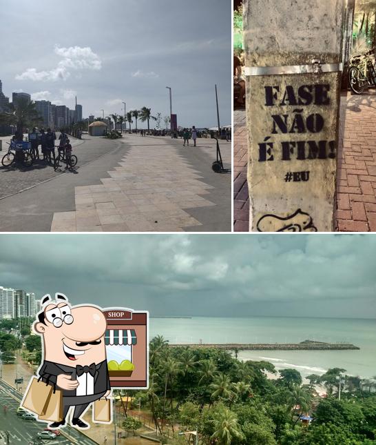 O exterior do Beira Mar Grill