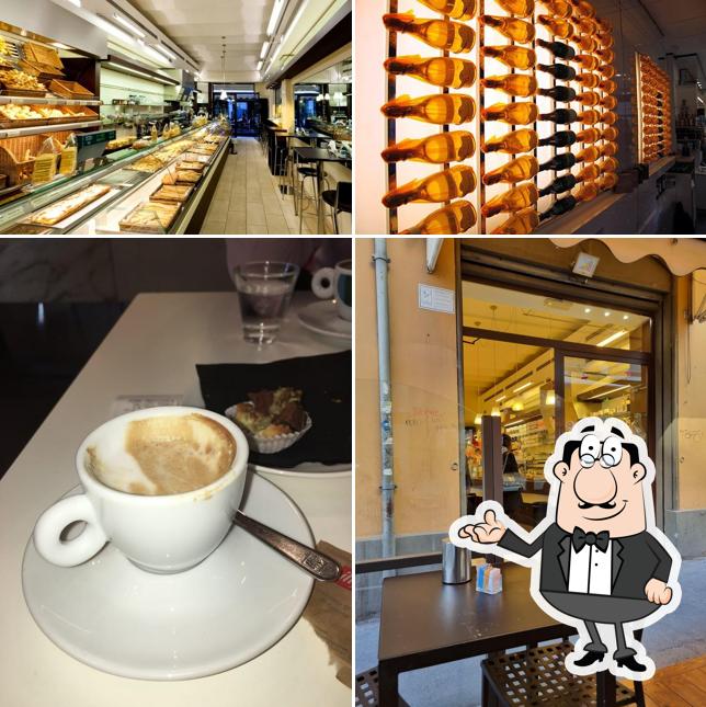 Questa è la foto che mostra la interni e bevanda di Forno Pasticceria Pallotti