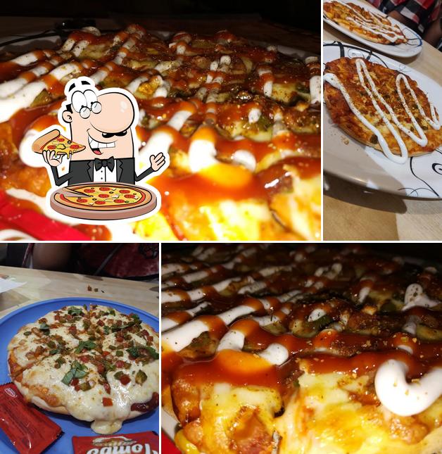Get pizza at Cafe Rio