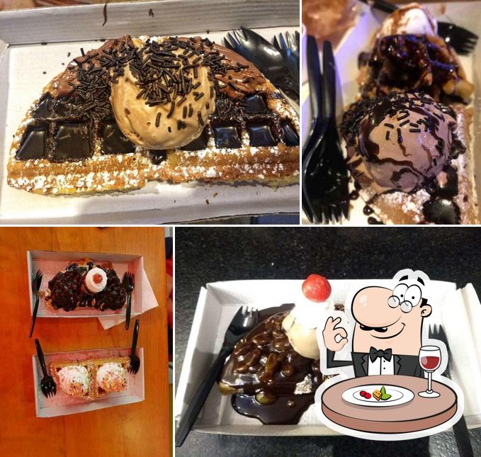 Food at Drool Waffles