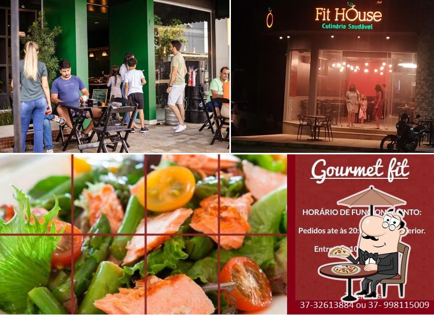 A foto do Fit House - Restaurante’s exterior e comida