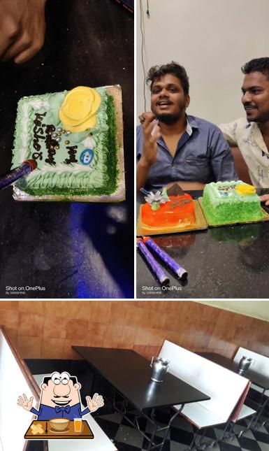 Among different things one can find food and interior at Hotel Mayura