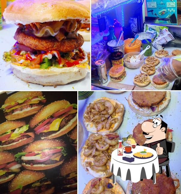 Order a burger at Hungry Junction