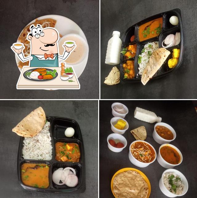 Food at Mom's Gujarati Thali