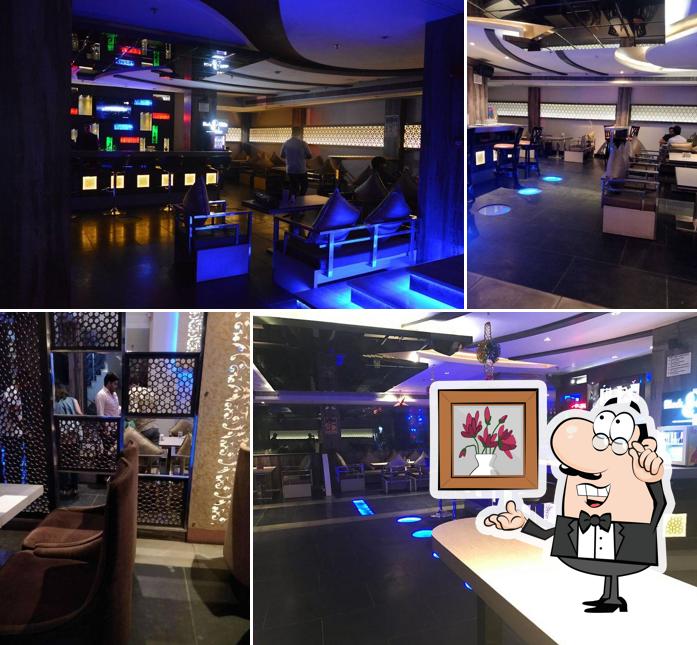 The interior of Club 7teen