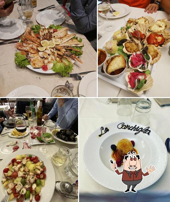 Platti al Ristorante Pizzeria La Conchiglia