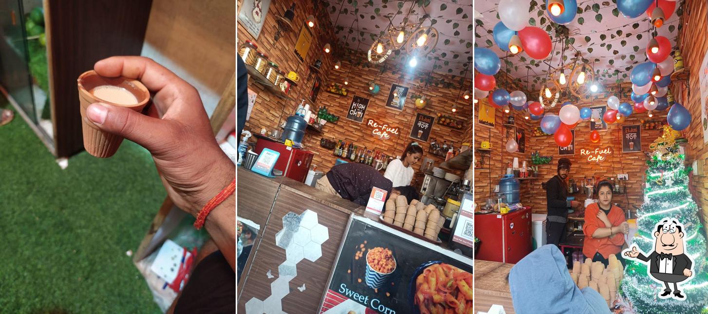 The interior of RE-Fuel Cafe