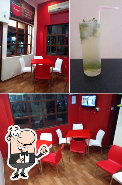 The interior of MOC - Mad Over Chicken