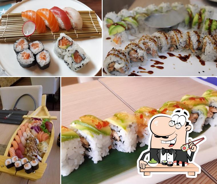 Prova le diverse opzioni di sushi