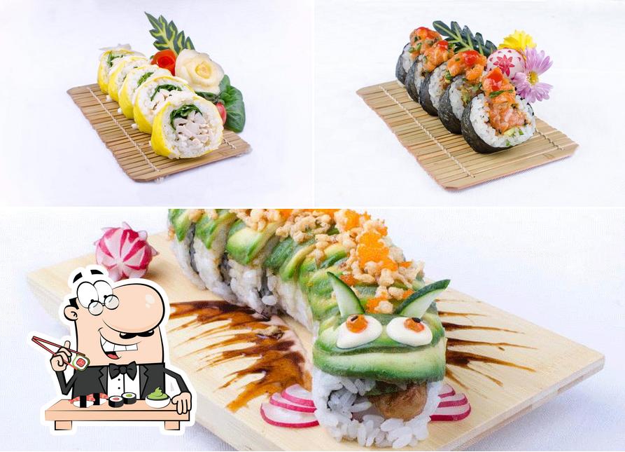 Prenditi le diverse opzioni di sushi