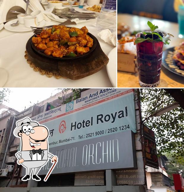 You can get some fresh air outside The Royal Orchid