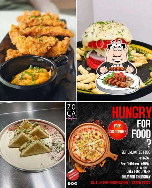 Food at ZOCA Cafe