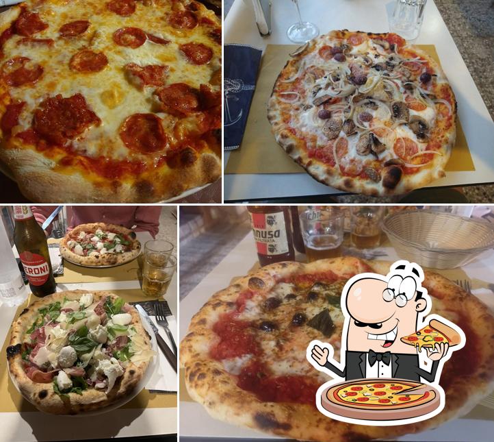 Scegli tra le svariate varianti di pizza