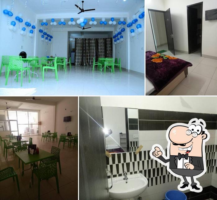 The interior of Blue Star Hotel & Restaurant