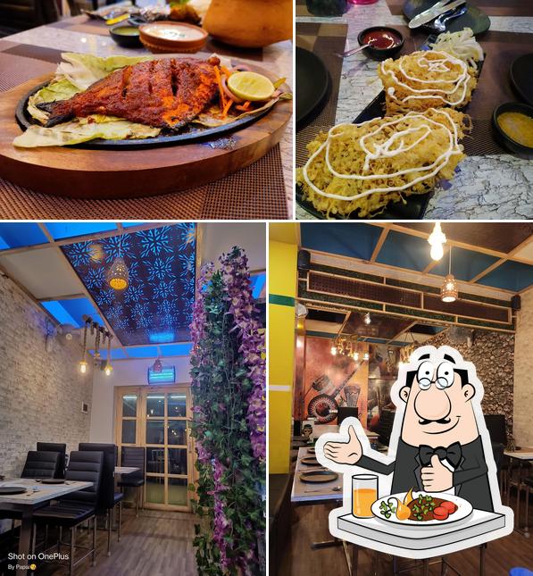 The restaurant's food and interior