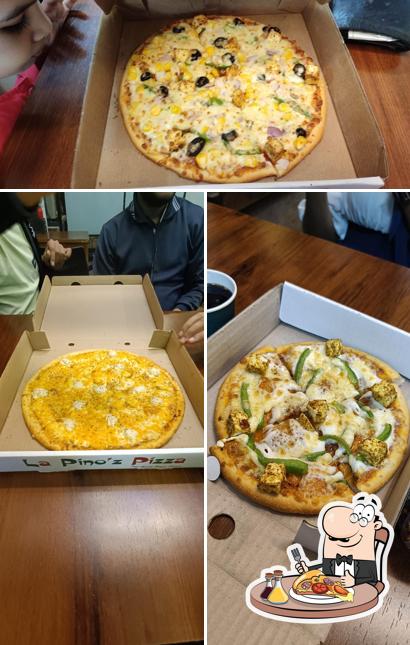 Pick various kinds of pizza