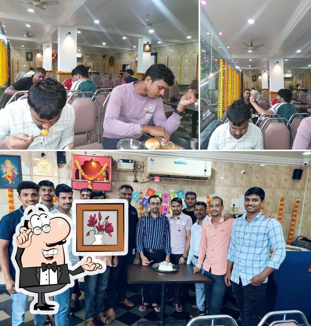 The interior of Mejvani family Restaurant