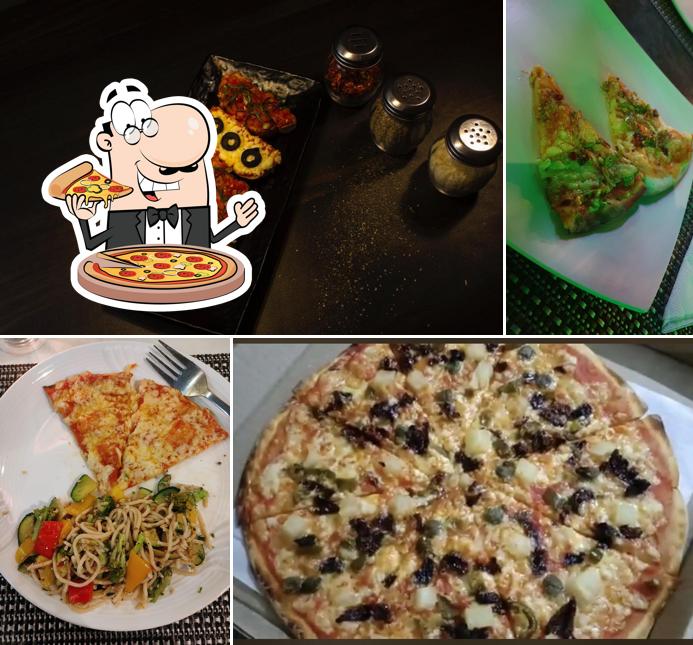 Try out various types of pizza