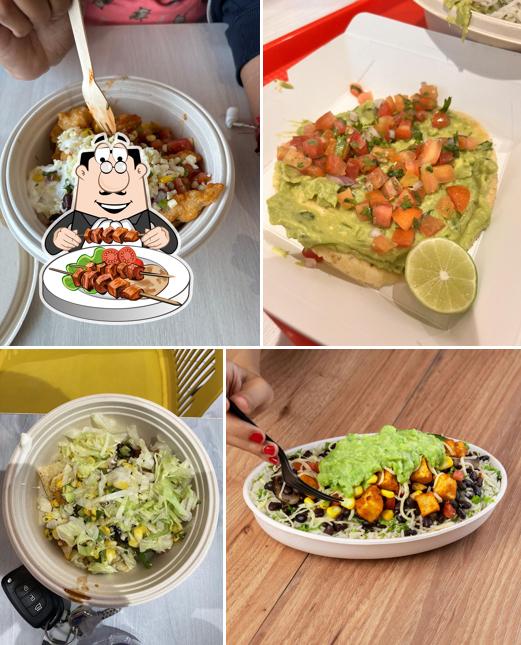 Food at California Burrito Mexican Kitchen @ Ashoka Mall