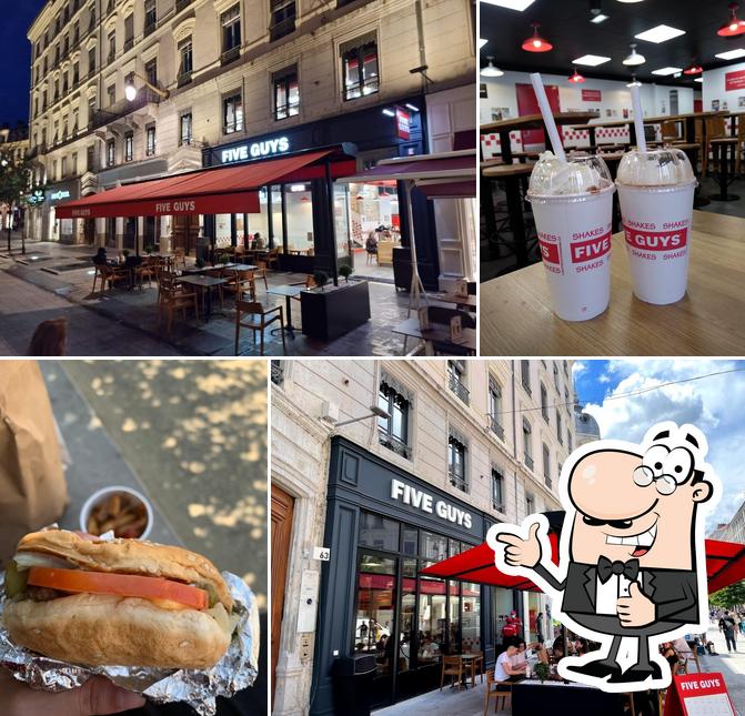 Voici une photo de Five Guys Lyon République